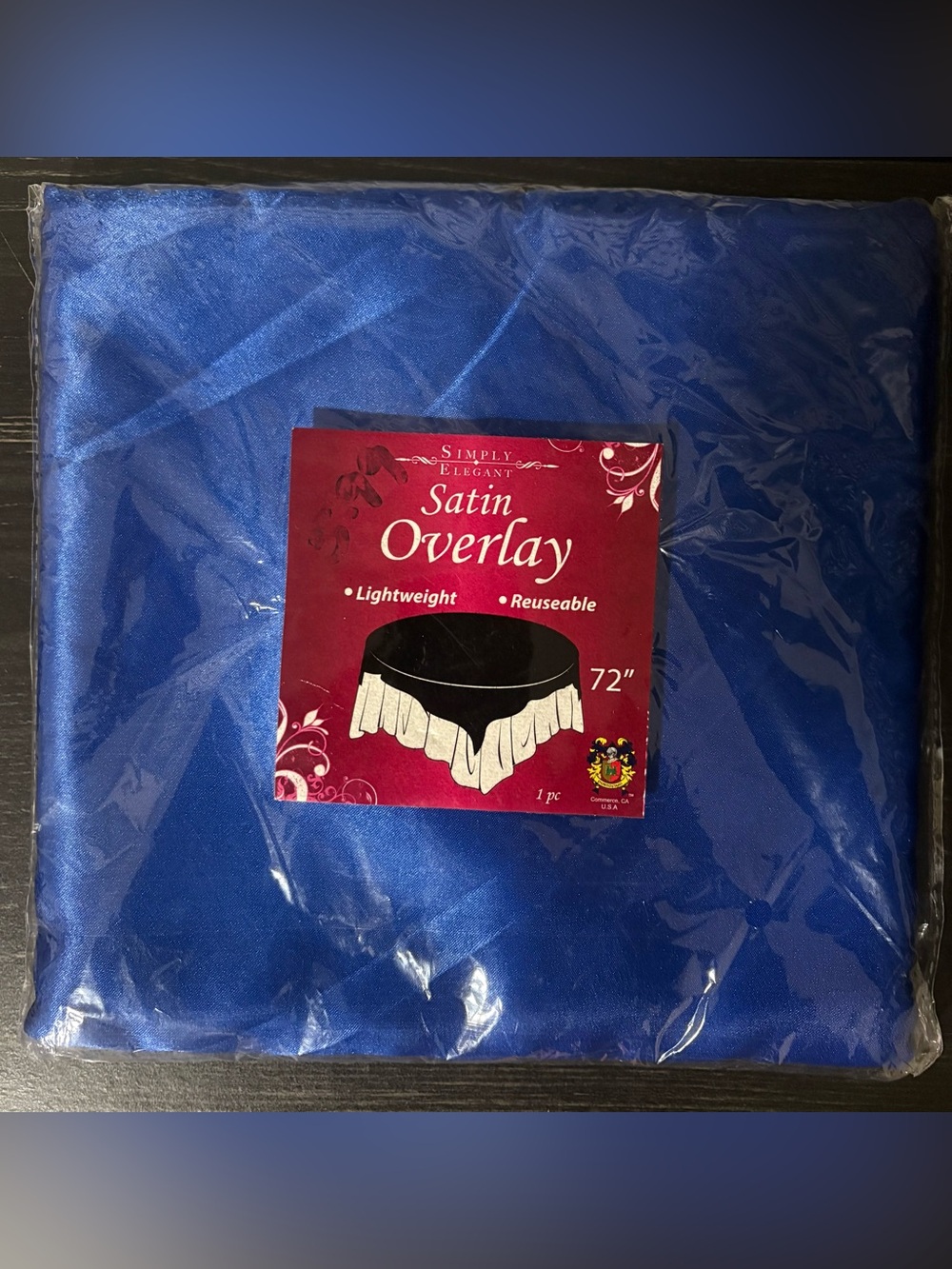 Satin Overlay - Blue